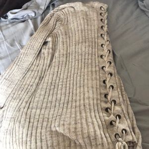 Lane Bryant Cardigan 14/16/Lace Up Back Detail